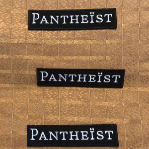 Embroidered Pantheist logo patch